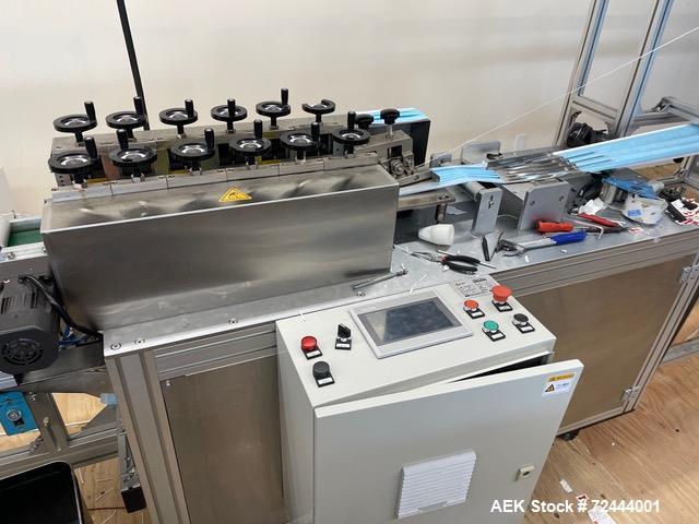 Used PPE Face Mask Converting & Wrapping Line – Ultrasonic Welding & Flow Wrappers