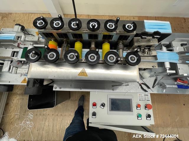 Used PPE Face Mask Converting & Wrapping Line – Ultrasonic Welding & Flow Wrappers