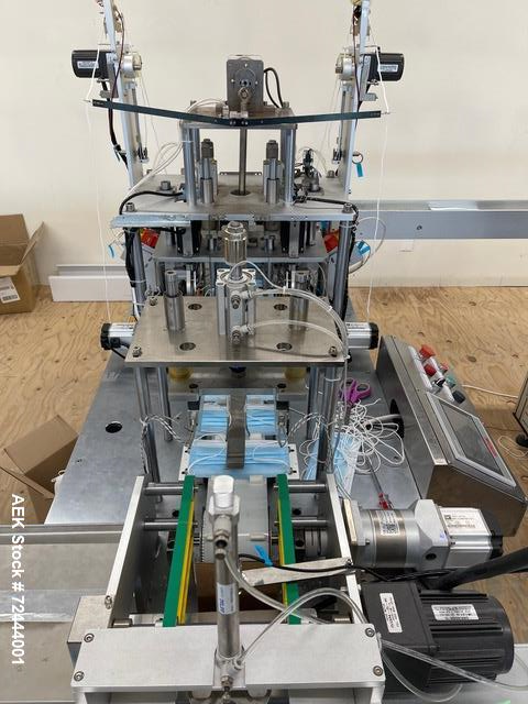 Used PPE Face Mask Converting & Wrapping Line – Ultrasonic Welding & Flow Wrappers