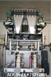  Pouch Packaging line. Capacity 2 x 80 trays / minute. Line consists of Hassia model TC55 Chipboard ...
