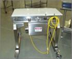 Used Complete Pizza Processing and Packaging Line.  Line consists of Pizzamatic sauce depositors, cheese shredders, transfer conveyors, Pizzamatic waterfall cheese applicator, sausage applicator, pep...