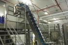Used Complete Flexline Frozen Meal Kitchen and Assembly Production Line. Accuracy: Precision meal component placement within a tray. Variety: 11 depositing stations for meal components, sauce, glaze ...