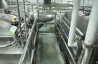 Used Complete Flexline Frozen Meal Kitchen and Assembly Production Line. Accuracy: Precision meal component placement within a tray. Variety: 11 depositing stations for meal components, sauce, glaze ...