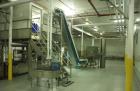Used Complete Flexline Frozen Meal Kitchen and Assembly Production Line. Accuracy: Precision meal component placement within a tray. Variety: 11 depositing stations for meal components, sauce, glaze ...