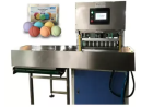 Used Bath Bomb Packaging Line, Including Wrapper, Bath Bomb Former, and Labeler