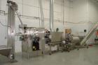 Used Cretors and Matrix Complete All Stainless Steel Popcorn Line from popper to bagger. Complete with Cretors feeder/elevator, model FT650E-X-K5-X; vertical feeder with dump hopper, Cretors popper m...