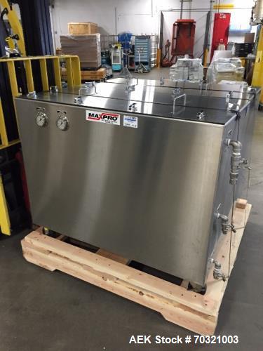 Used Bosch Blister Machine, Model TLT 1400 S. Unit can produce speeds up to 300 blisters per minute. Blister width from 30 to 90 mm. Blister length from 60 to 145 mm. Maximum depth of draw: 12 mm. Cu...