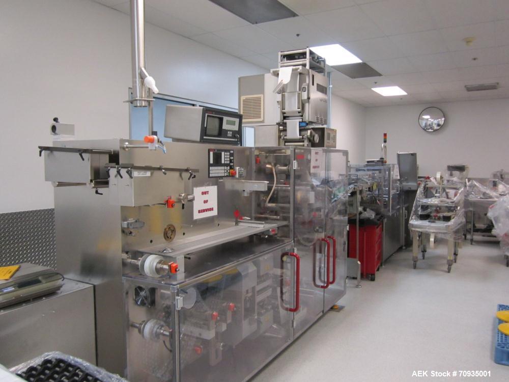 Used Bosch Pharmaceutical Blister Pack and Cartoner Solid Dose Packaging System
