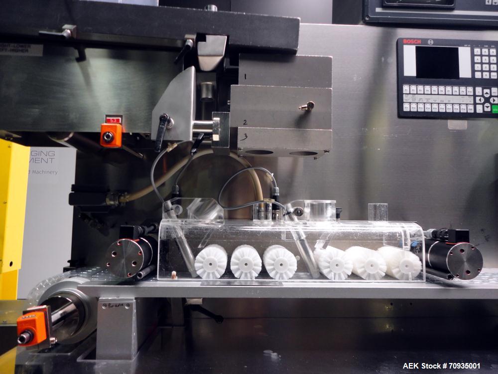 Used Bosch Pharmaceutical Blister Pack and Cartoner Solid Dose Packaging System
