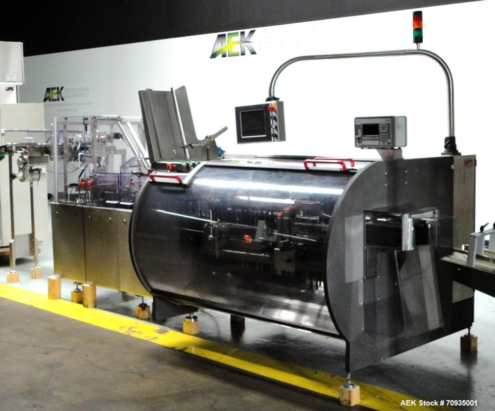 Used Bosch Pharmaceutical Blister Pack and Cartoner Solid Dose Packaging System