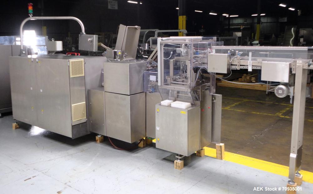 Used Bosch Pharmaceutical Blister Pack and Cartoner Solid Dose Packaging System