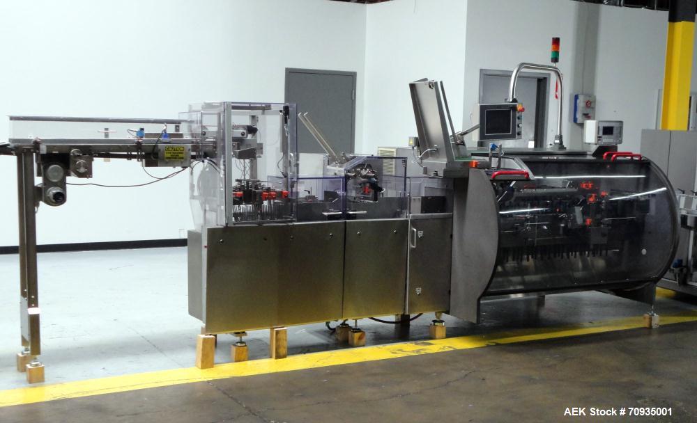 Used Bosch Pharmaceutical Blister Pack and Cartoner Solid Dose Packaging System