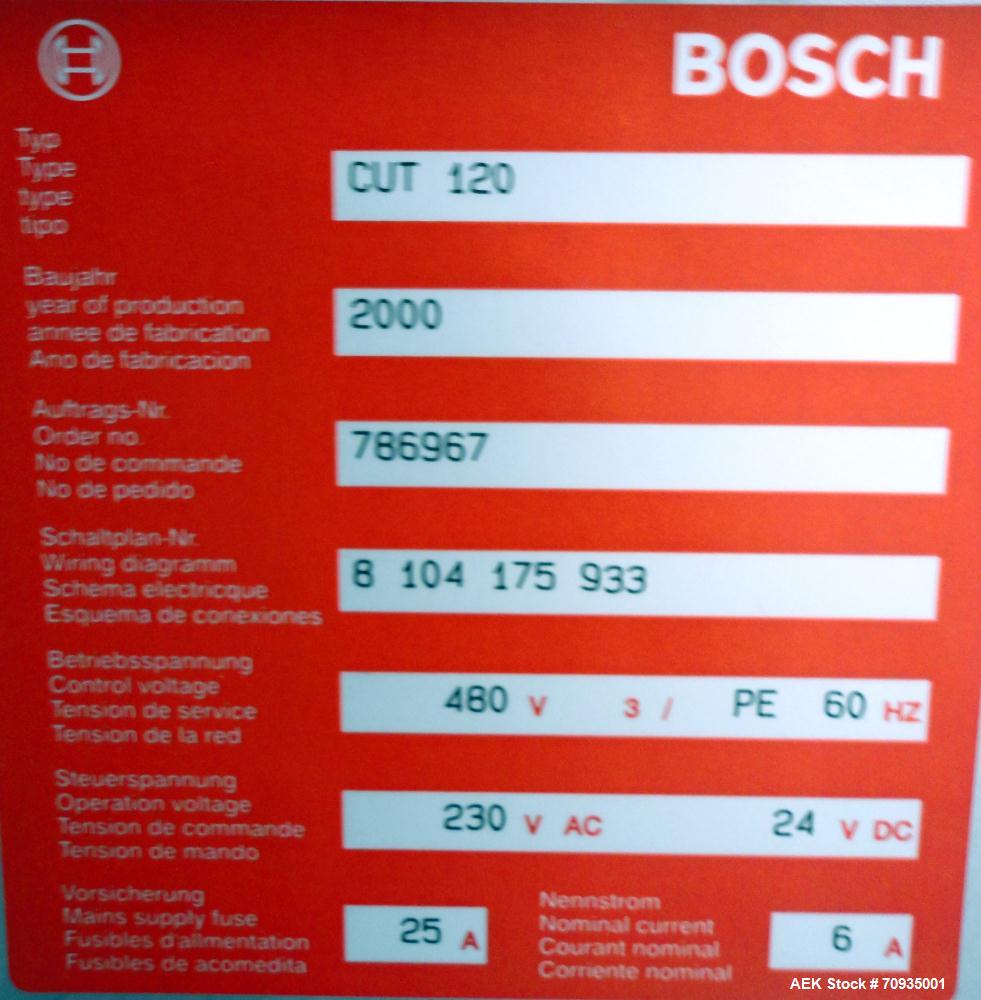 Used Bosch Pharmaceutical Blister Pack and Cartoner Solid Dose Packaging System