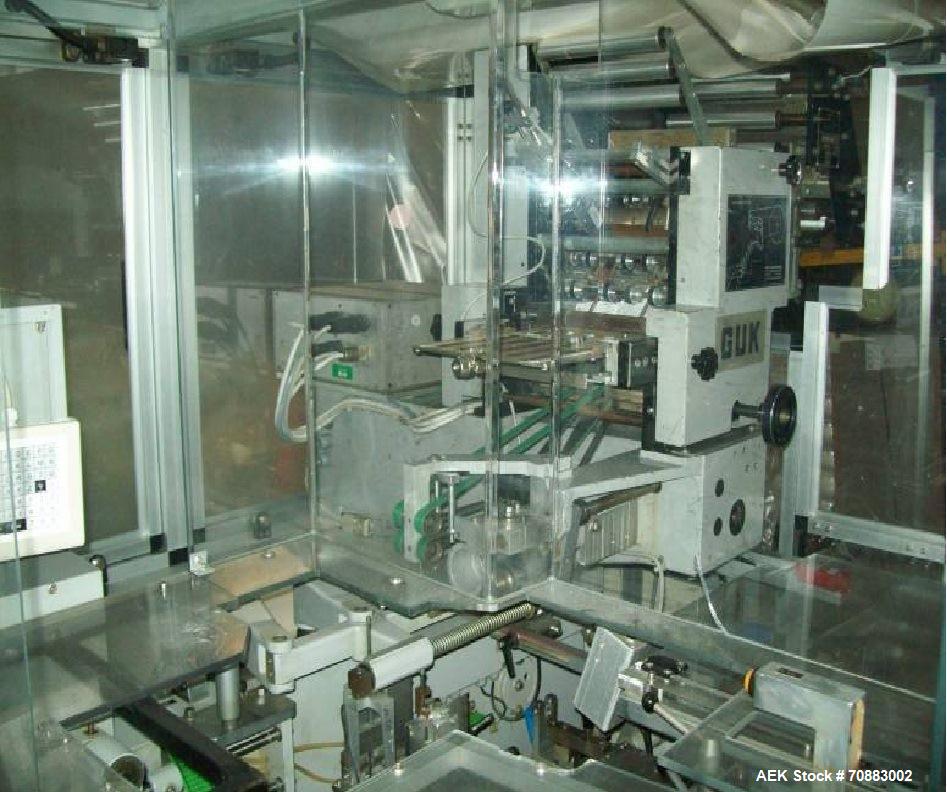 Used IMA C62 Blisterpack Machine and Integrated Cartoner