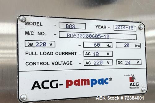 Used ACG-Pampac Blister Pack Line