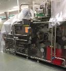 Used Bosch Blister Machine, Model TLT 1400 S. Unit can produce speeds up to 300 blisters per minute. Blister width from 30 to 90 mm. Blister length from 60 to 145 mm. Maximum depth of draw: 12 mm. Cu...