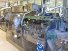 Used IMA TR-135 blister packaging line consisting of the following: IMA model TR-135 blister packaging machine. Has blister size range (Width) 30mm-88mm x (Length) 60mm-135mm x (Depth) 3mm-12mm. Spee...
