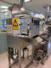Used IMA TR-135 blister packaging line consisting of the following: IMA model TR-135 blister packaging machine. Has blister size range (Width) 30mm-88mm x (Length) 60mm-135mm x (Depth) 3mm-12mm. Spee...