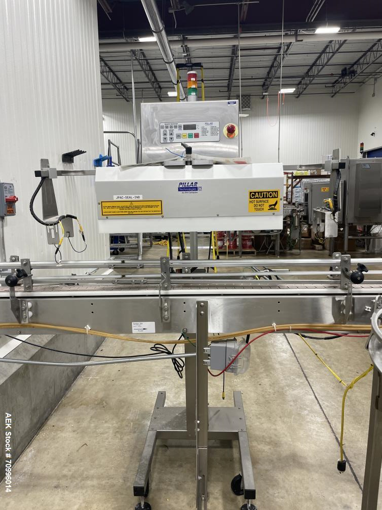 Used All-Fill 24 Station Dual Head Rotary Auger/Powder Filling Line for Bottles or Cannisters! Consists of Sentry double high depalletizer with slip sheet removal, single filer, Sentry lowerator with...