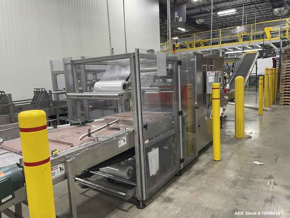 Used All-Fill 24 Station Dual Head Rotary Auger/Powder Filling Line for Bottles or Cannisters! Consists of Sentry double high depalletizer with slip sheet removal, single filer, Sentry lowerator with...