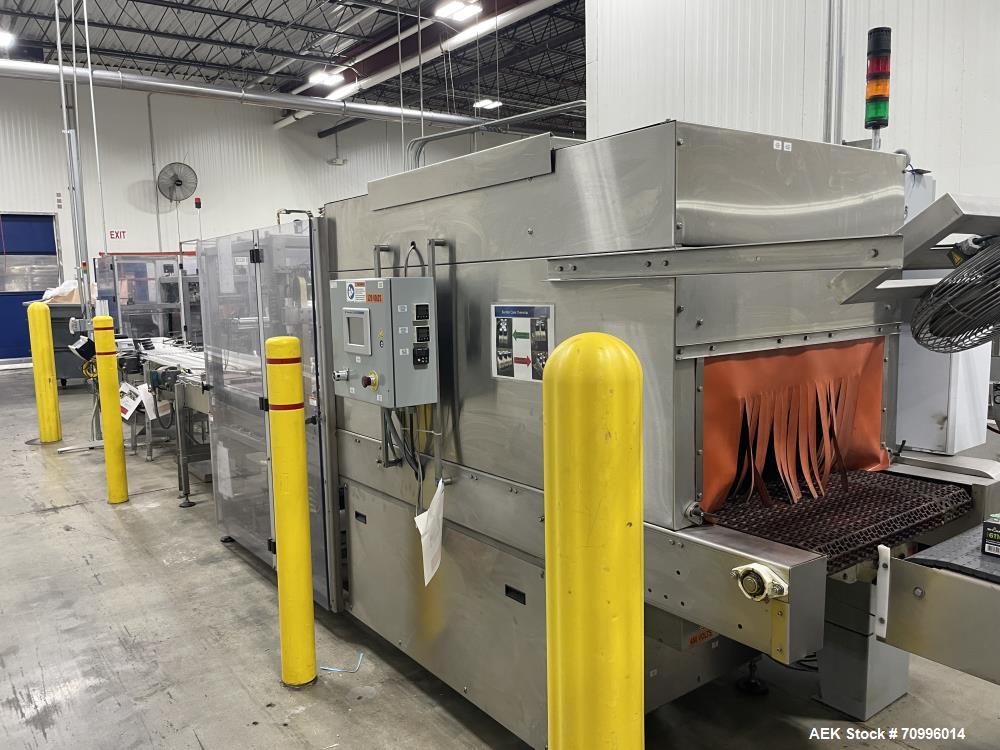 Used All-Fill 24 Station Dual Head Rotary Auger/Powder Filling Line for Bottles or Cannisters! Consists of Sentry double high depalletizer with slip sheet removal, single filer, Sentry lowerator with...