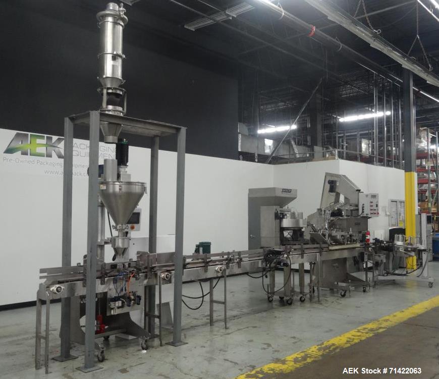 Used Nalbach Nonpareils/Candy Sprinkle Filler with pneumatic product feeder.