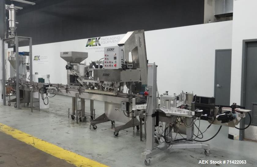 Used Nalbach Nonpareils/Candy Sprinkle Filler with pneumatic product feeder.