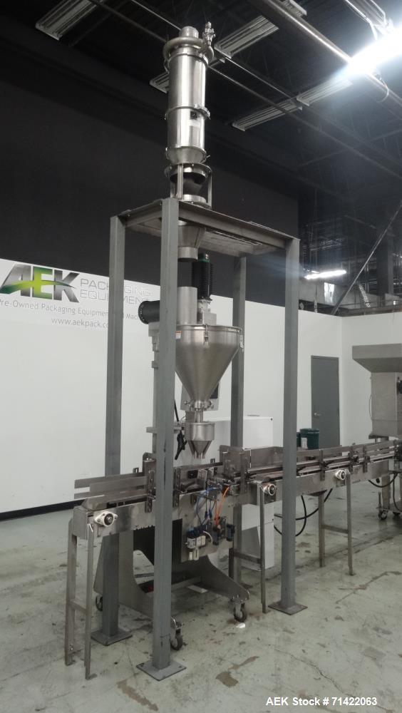 Used Nalbach Nonpareils/Candy Sprinkle Filler with pneumatic product feeder.