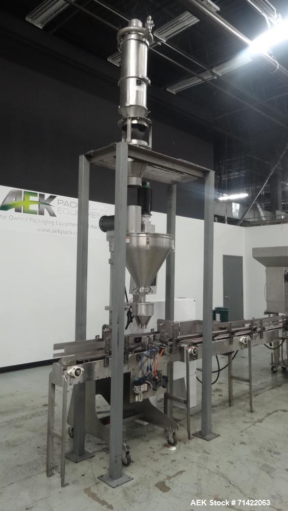 Used- Nalbach Nonpareils/Candy Sprinkle Filler with pneumatic product feeder.