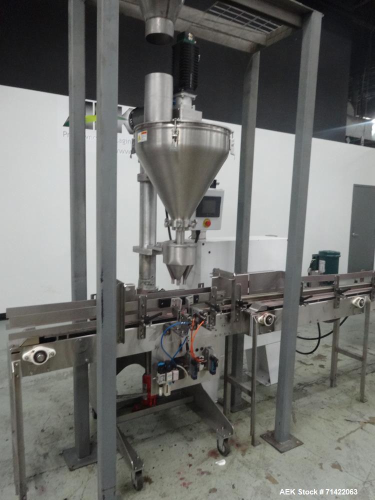 Used Nalbach Nonpareils/Candy Sprinkle Filler with pneumatic product feeder.
