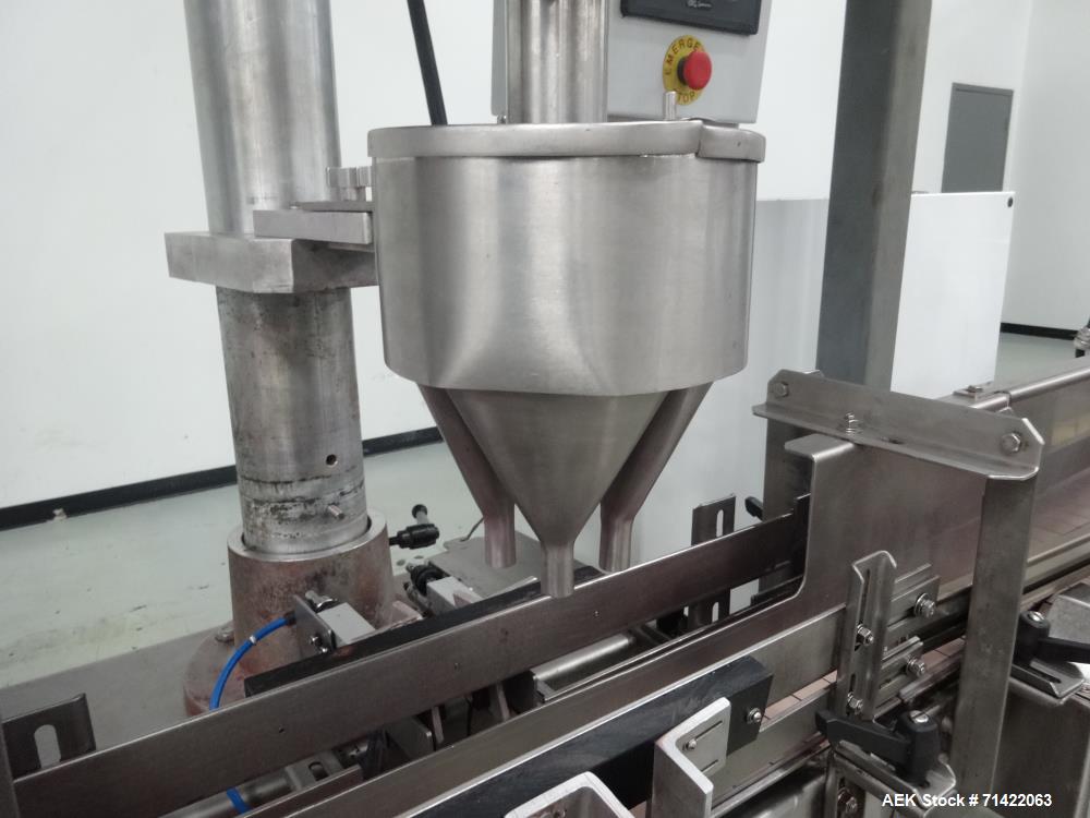Used Nalbach Nonpareils/Candy Sprinkle Filler with pneumatic product feeder.