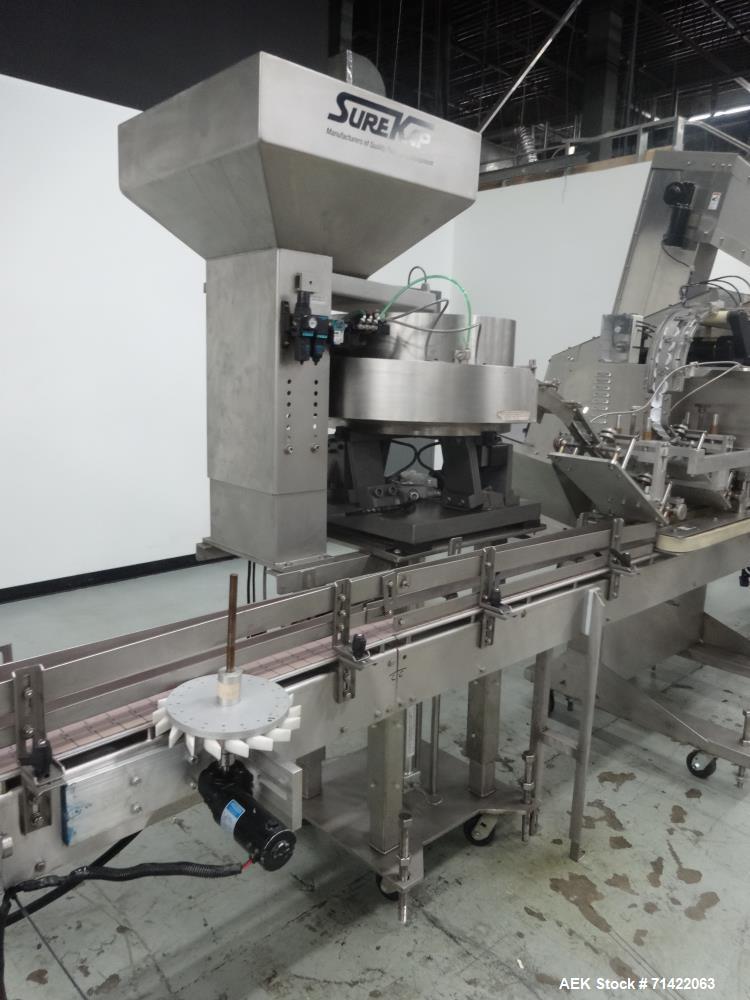 Used- Nalbach Nonpareils/Candy Sprinkle Filler with pneumatic product feeder.