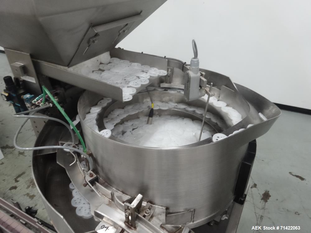 Used Nalbach Nonpareils/Candy Sprinkle Filler with pneumatic product feeder.
