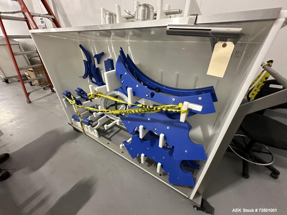 Complete Rotary Powder Filler Line with Labeler, Capper, Case Packer – Never Used