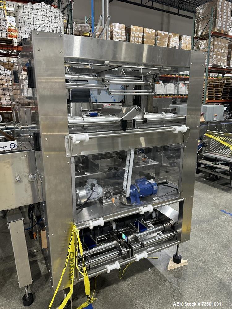 Complete Rotary Powder Filler Line with Labeler, Capper, Case Packer – Never Used