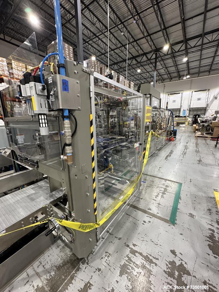 Complete Rotary Powder Filler Line with Labeler, Capper, Case Packer – Never Used