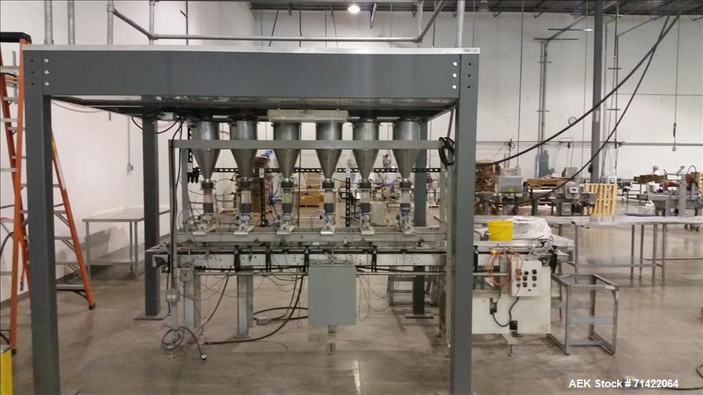 Used Vo-Tech Engineering 6 Cavity Candy Sprinkle Packaging Line