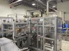 Used All-Fill 24 Station Dual Head Rotary Auger/Powder Filling Line for Bottles or Cannisters! Consists of Sentry double high depalletizer with slip sheet removal, single filer, Sentry lowerator with...