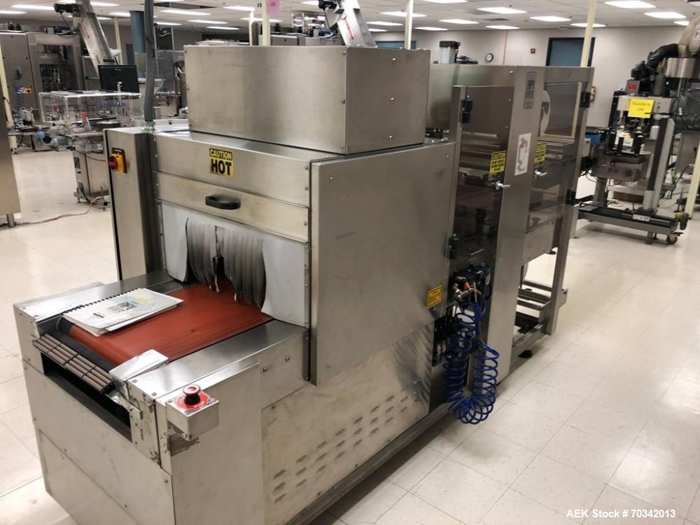 Used- Capsule/Tablet bottling line. Previously filling pharmaceutical tablets at approximately 40 BPM on 30-50 count prescri...