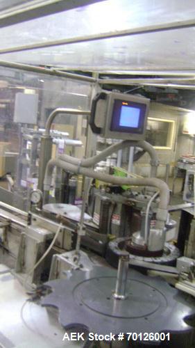 Used Kalish Monocount Packaging Line, consisting of: Kalish packout conveyor, Checkweigher, Kalish Swiftpack Electronic counters (s/n M3137, M2691), a Kalish Labelstar labeler, New England Machinery ...