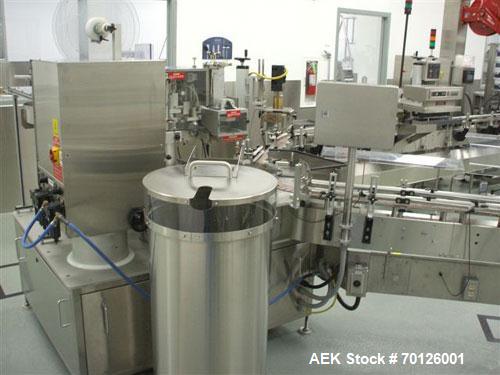 Used Kalish Monocount Packaging Line, consisting of: Kalish packout conveyor, Checkweigher, Kalish Swiftpack Electronic counters (s/n M3137, M2691), a Kalish Labelstar labeler, New England Machinery ...