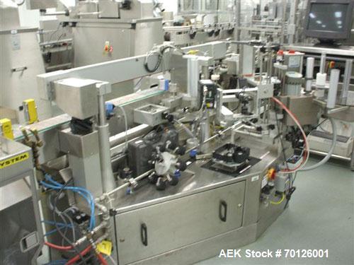 Used- Kalish Monocount Packaging Line, consisting of: Kalish packout conveyor, Checkweigher, Kalish Swiftpack Electronic cou...