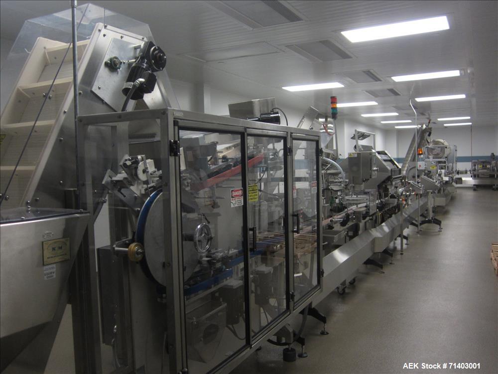 Used Lakso 990 (Model93) Complete Solid Dose Packaging line.