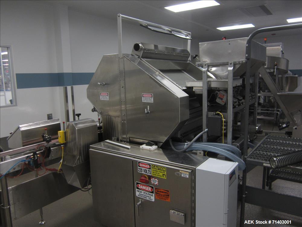 Used Lakso 990 (Model93) Complete Solid Dose Packaging line.