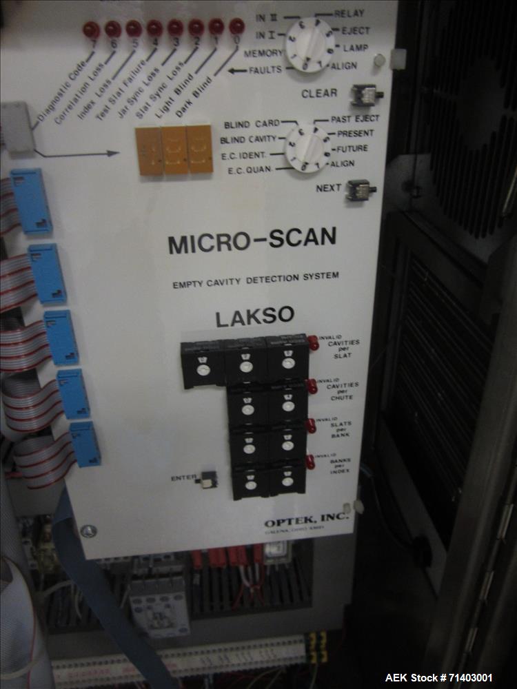 Used Lakso 990 (Model93) Complete Solid Dose Packaging line.