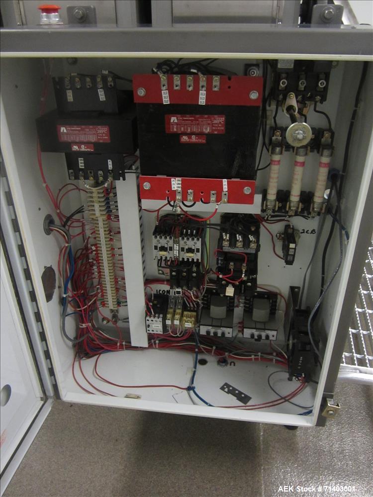 Used Lakso 990 (Model93) Complete Solid Dose Packaging line.