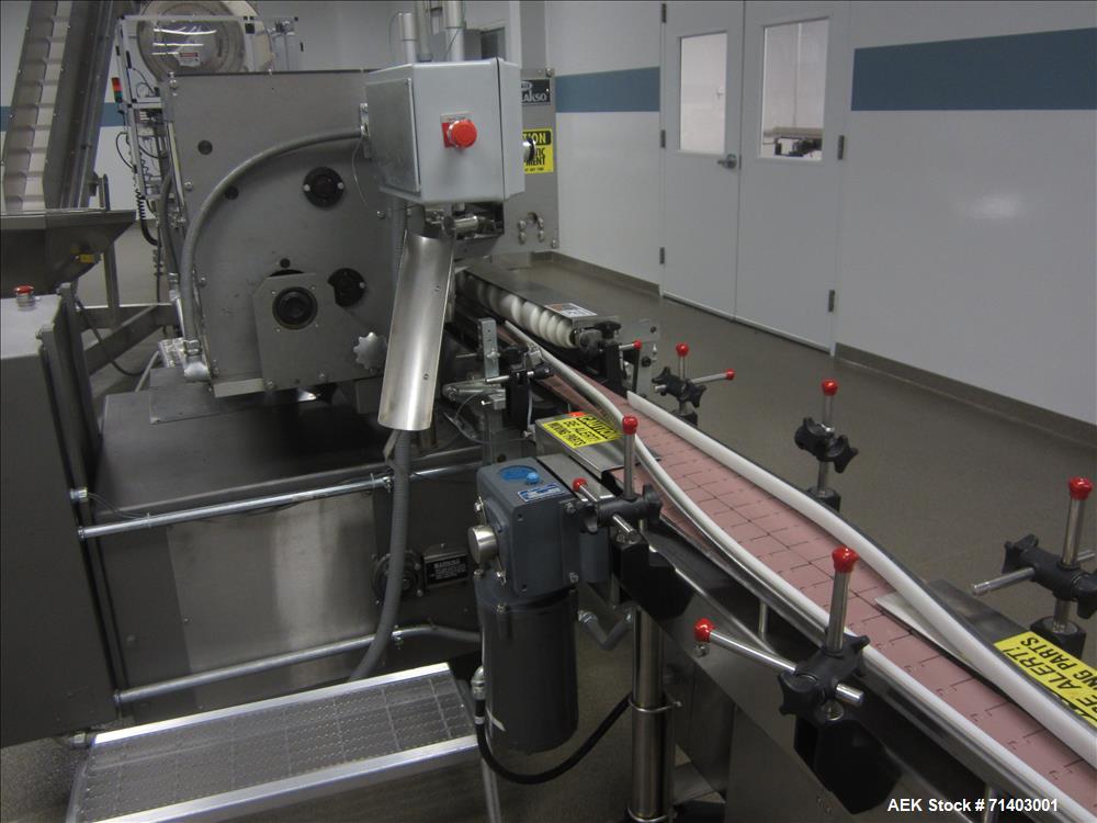 Used Lakso 990 (Model93) Complete Solid Dose Packaging line.