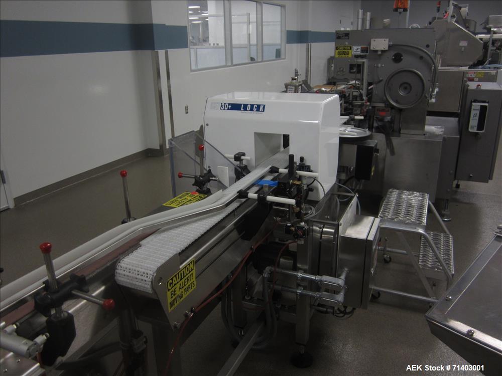 Used Lakso 990 (Model93) Complete Solid Dose Packaging line.