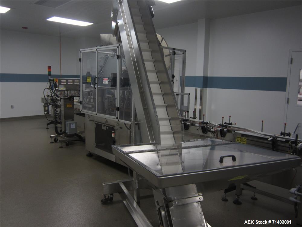 Used Lakso 990 (Model93) Complete Solid Dose Packaging line.