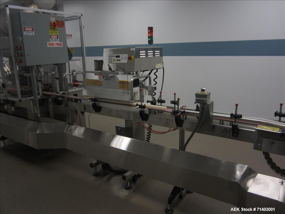 Used Lakso 990 (Model93) Complete Solid Dose Packaging line.